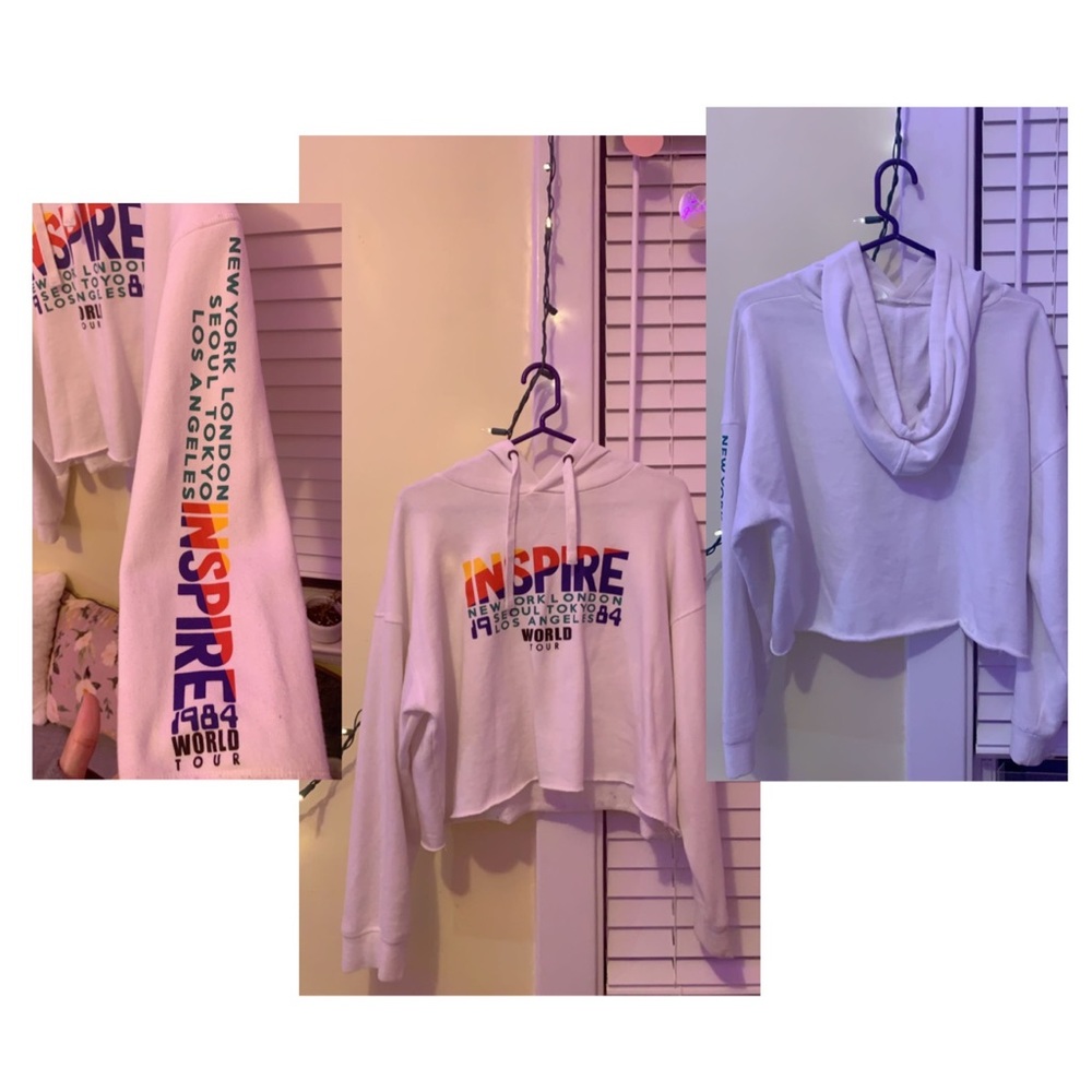 Forever 21 cropped hoodie